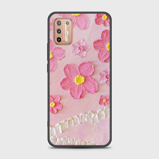 Motorola Moto E13 Cover - Floral Series - Design 2 - Pink - HQ Premium Shine Durable Shatterproof Case