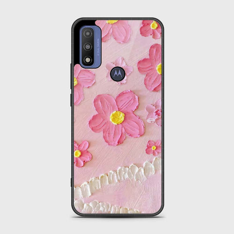 Motorola G Pure 2021 Cover - Floral Series - Design 2 - Pink - HQ Premium Shine Durable Shatterproof Case