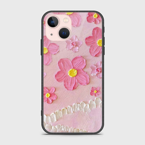 iPhone 14 Plus Cover - Floral Series - Design 2 - Pink - HQ Premium Shine Durable Shatterproof Case