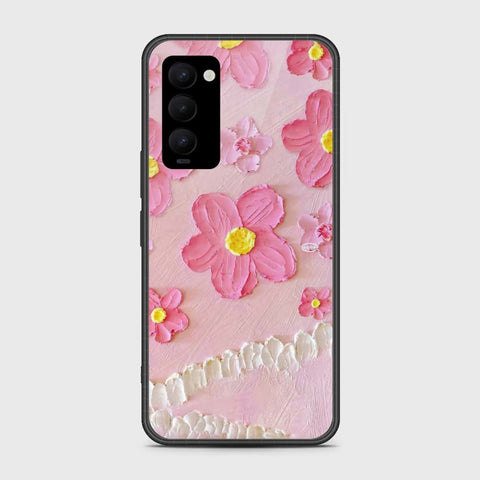 Tecno Camon 18 Cover - Floral Series - Design 2 - Pink - HQ Premium Shine Durable Shatterproof Case