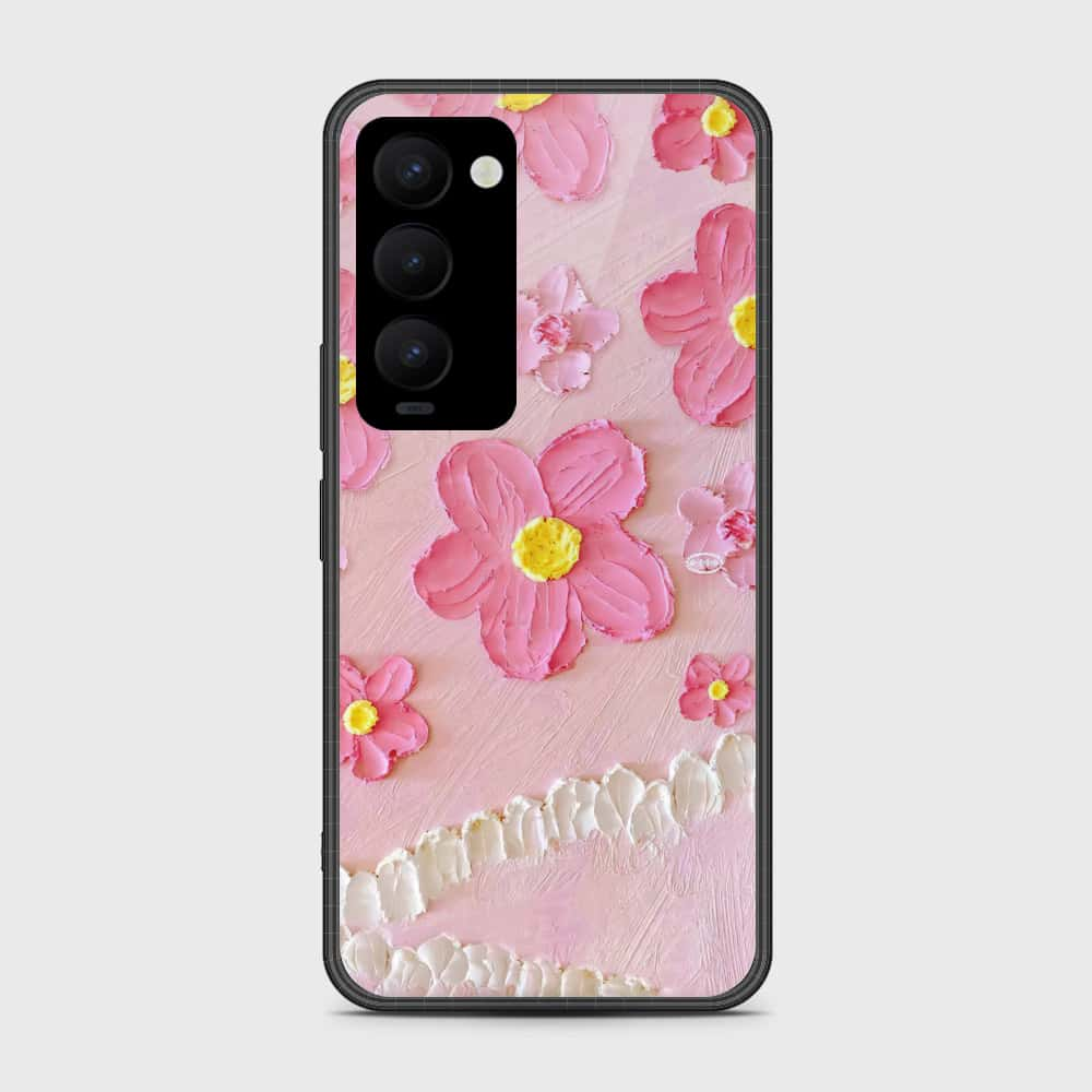 Tecno Camon 18 Premier Cover - Floral Series - Design 2 - Pink - HQ Premium Shine Durable Shatterproof Case