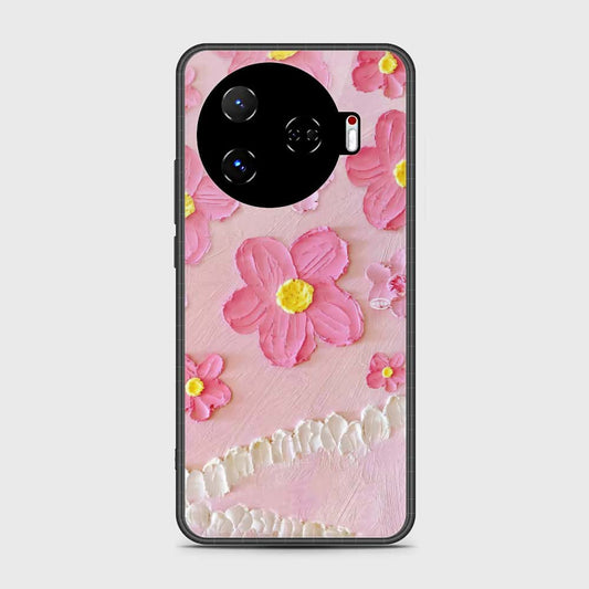 Tecno Camon 30 Pro 5G Cover - Floral Series - Design 2 - Pink - HQ Premium Shine Durable Shatterproof Case