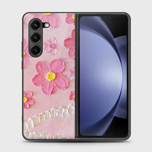 Samsung Galaxy Z Fold 6 5G Cover - Floral Series - Design 2 - Pink - HQ Premium Shine Durable Shatterproof Case