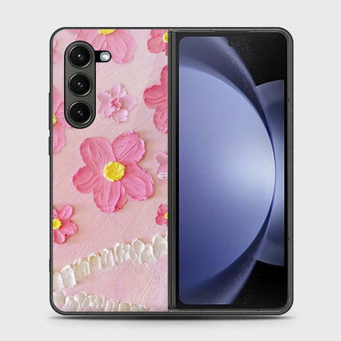 Samsung Galaxy Z Fold 6 5G Cover - Floral Series - Design 2 - Pink - HQ Premium Shine Durable Shatterproof Case