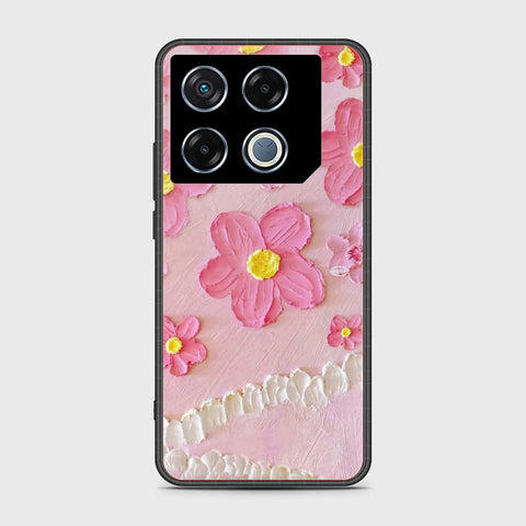 Infinix GT 20 Pro Cover - Floral Series - Design 2 - Pink - HQ Premium Shine Durable Shatterproof Case