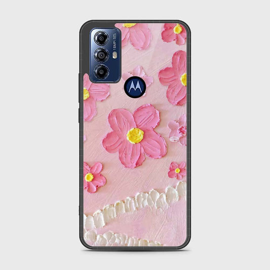 Motorola Moto G Play 2023 Cover - Floral Series - Design 2 - Pink - HQ Premium Shine Durable Shatterproof Case