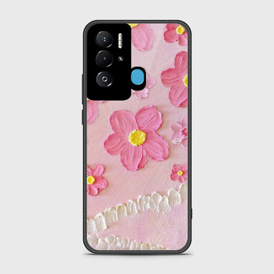 Tecno Pova Neo Cover - Floral Series - Design 2 - Pink - HQ Premium Shine Durable Shatterproof Case