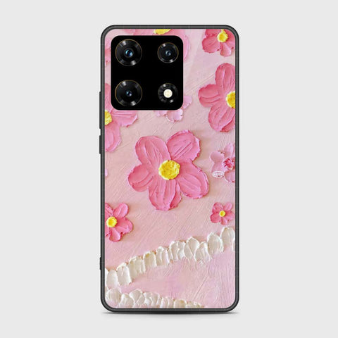 Infinix Note 30 Pro Cover - Floral Series - Design 2 - Pink - HQ Premium Shine Durable Shatterproof Case