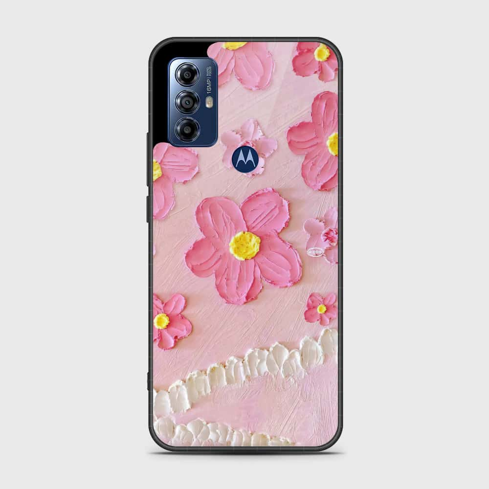 Motorola G Pure 2022 Cover - Floral Series - Design 2 - Pink - HQ Premium Shine Durable Shatterproof Case