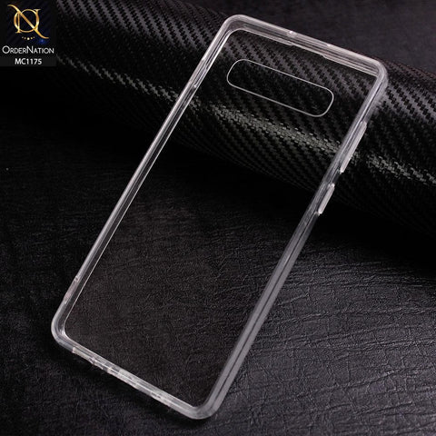 Samsung Galaxy S10 Cover - Ultra Clear Back Tpu Soft Borders Case