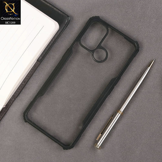 Oppo A53 Cover - Black - Hybrid Tpu Pc Case