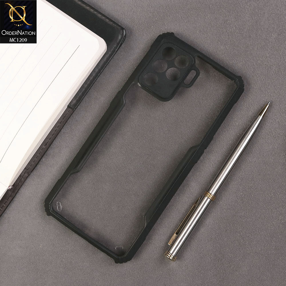 Oppo F19 Pro Cover - Black - Hybrid Tpu Pc Case