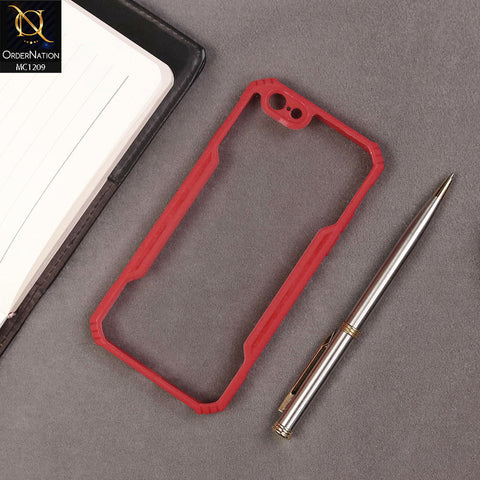 iPhone 6S / 6 Cover - Red - Hybrid Tpu Pc Case