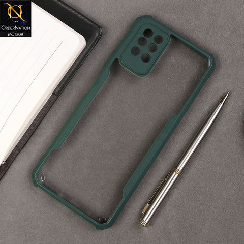 Infinix Note 8 Cover - Green - Hybrid Tpu Pc Case