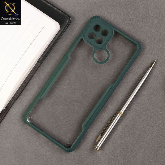 Oppo A15 Cover - Green - Hybrid Tpu Pc Case