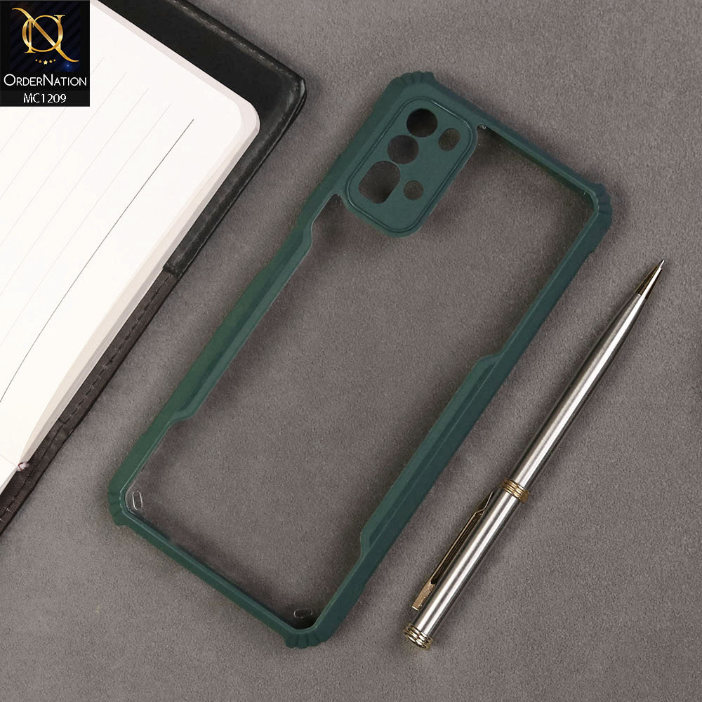 Xiaomi Redmi 9T Cover - Green - Hybrid Tpu Pc Case