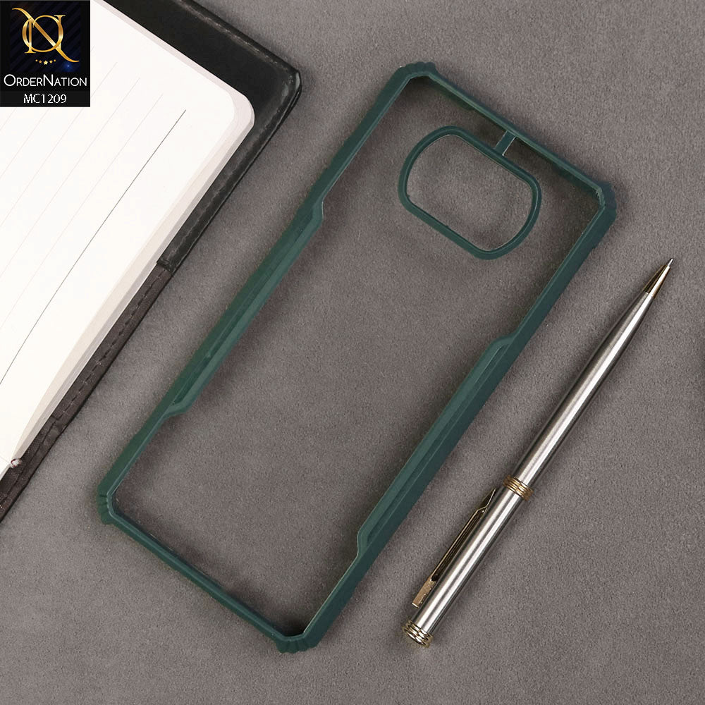 Xiaomi Poco X3 Cover - Green - Hybrid Tpu Pc Case