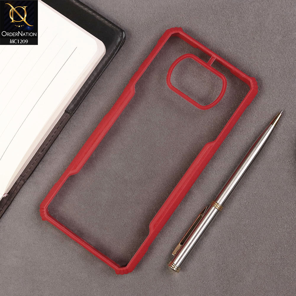 Xiaomi Poco X3 Cover - Red - Hybrid Tpu Pc Case