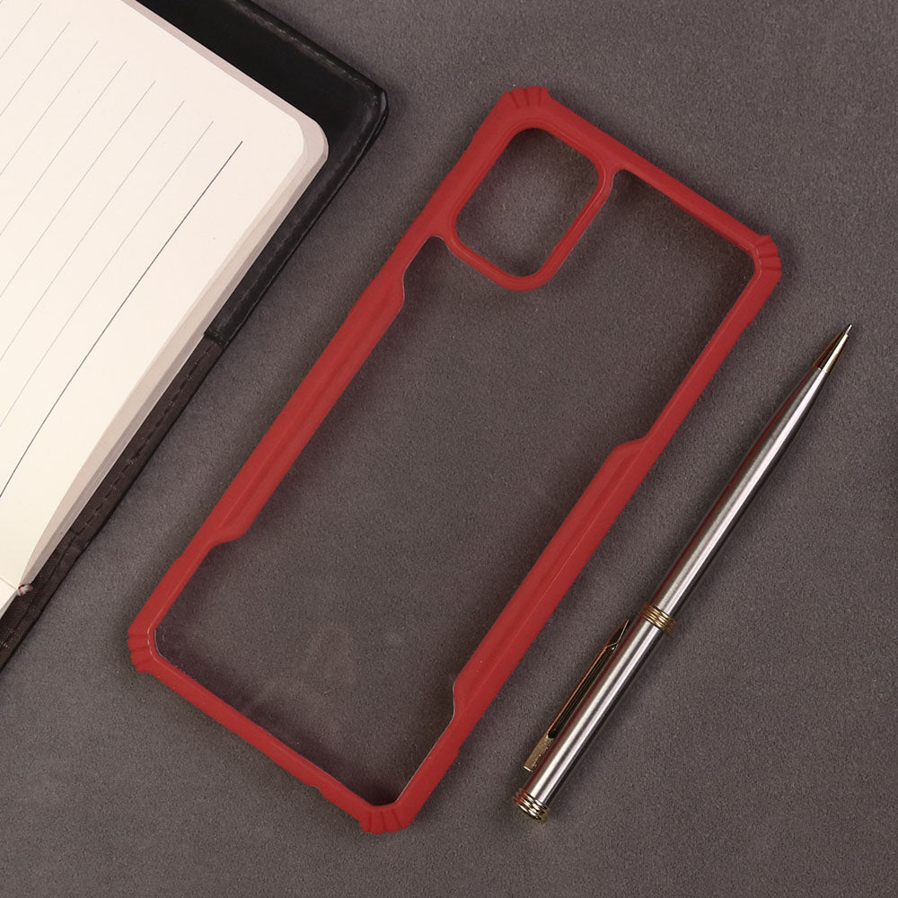 Samsung Galaxy A71 Cover - Red - Hybrid Tpu Pc Case