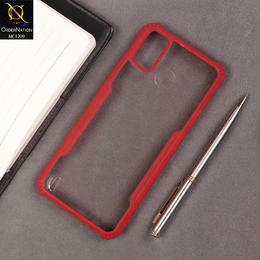 Tecno Spark 6 Go Cover - Red - Hybrid Tpu Pc Case