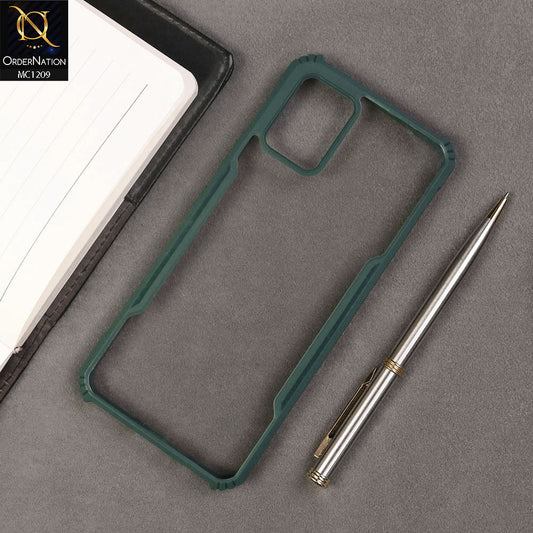 Vivo V20 Cover - Green - Hybrid Tpu Pc Case