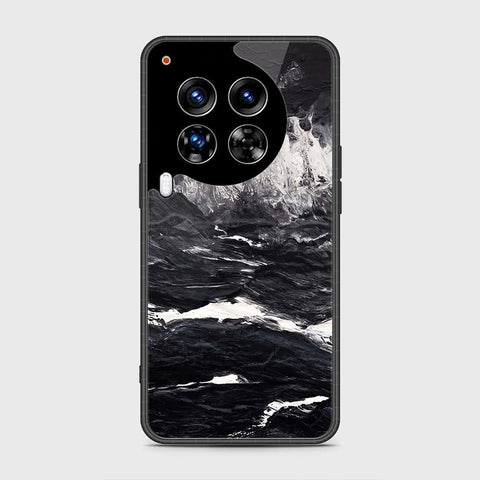 Tecno Camon 30 Premier 5G Cover- Black Marble Series - HQ Premium Shine Durable Shatterproof Case