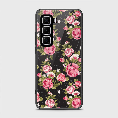 Infinix Hot 50 4G - Floral Series - HQ Premium Shine Durable Shatterproof Case