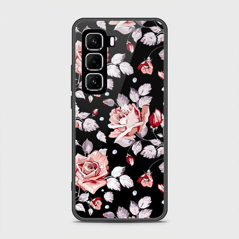 Infinix Hot 50 4G - Floral Series - HQ Premium Shine Durable Shatterproof Case