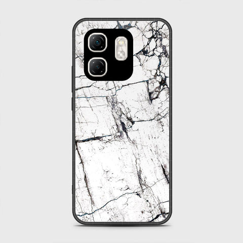 Infinix Hot 50i - White Marble Series 2 - HQ Premium Shine Durable Shatterproof Case