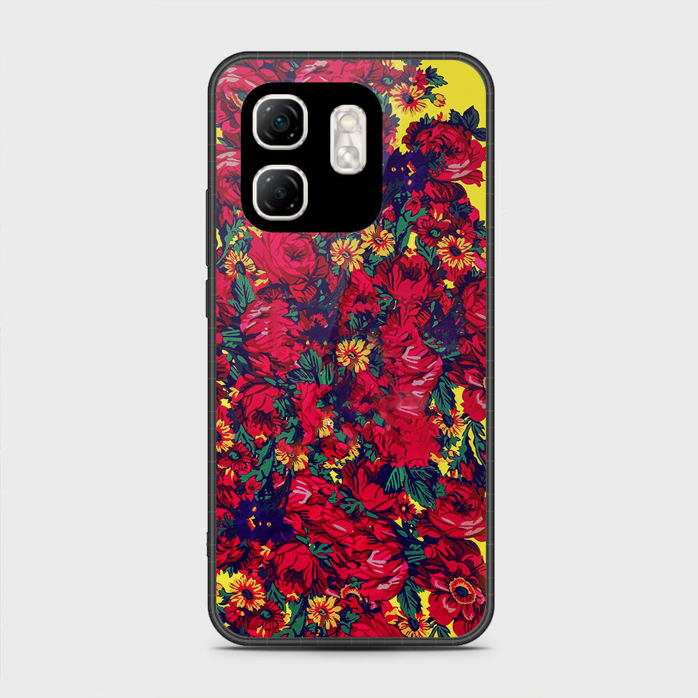 Infinix Hot 50i - Floral Series - HQ Premium Shine Durable Shatterproof Case