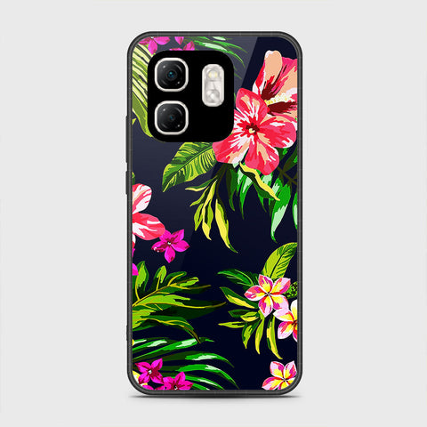 Infinix Hot 50i - Floral Series - HQ Premium Shine Durable Shatterproof Case