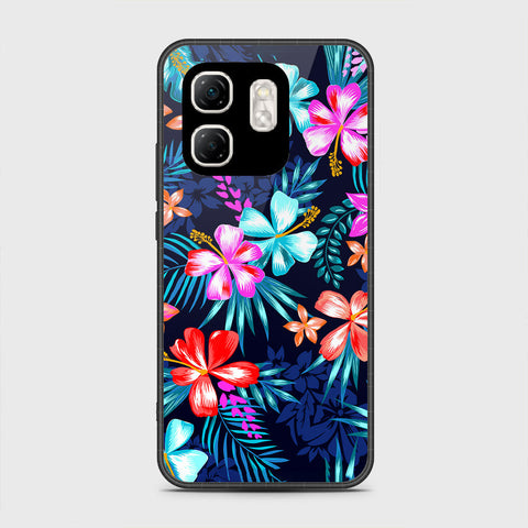 Infinix Hot 50i - Floral Series - HQ Premium Shine Durable Shatterproof Case