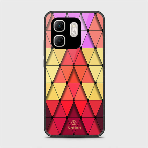 Infinix Hot 50i - Onation Pyramid Series - HQ Premium Shine Durable Shatterproof Case