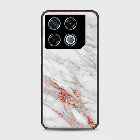 Infinix GT 20 Pro Cover- White Marble Series - HQ Premium Shine Durable Shatterproof Case