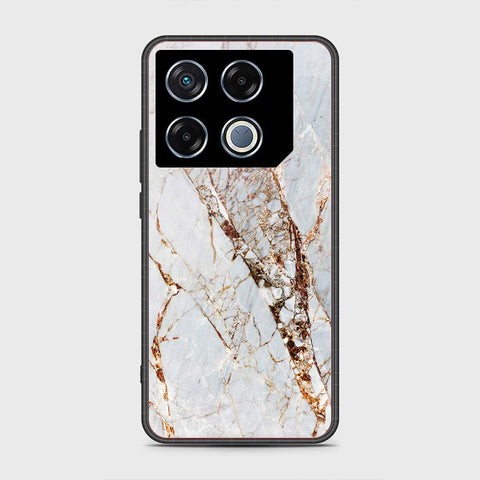 Infinix GT 20 Pro Cover- White Marble Series - HQ Premium Shine Durable Shatterproof Case