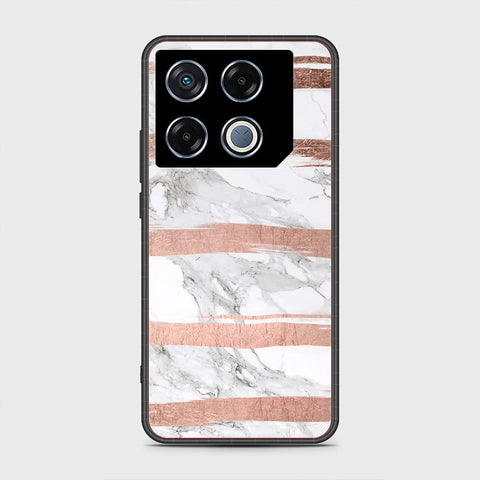 Infinix GT 20 Pro Cover- White Marble Series - HQ Premium Shine Durable Shatterproof Case