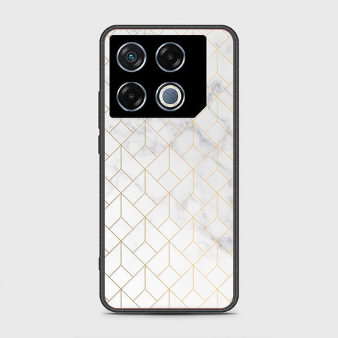 Infinix GT 20 Pro Cover- White Marble Series 2 - HQ Premium Shine Durable Shatterproof Case