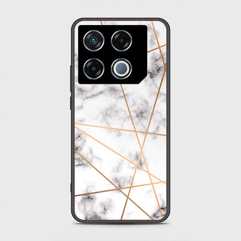 Infinix GT 20 Pro Cover- White Marble Series 2 - HQ Premium Shine Durable Shatterproof Case