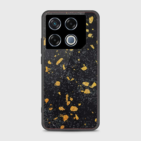 Infinix GT 20 Pro Cover- Black Marble Series - HQ Premium Shine Durable Shatterproof Case