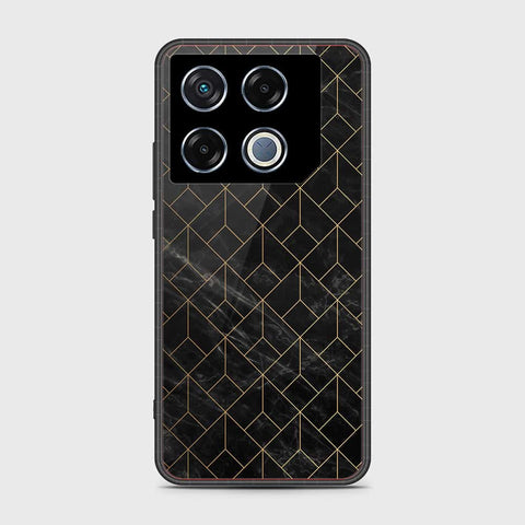 Infinix GT 20 Pro Cover- Black Marble Series - HQ Premium Shine Durable Shatterproof Case