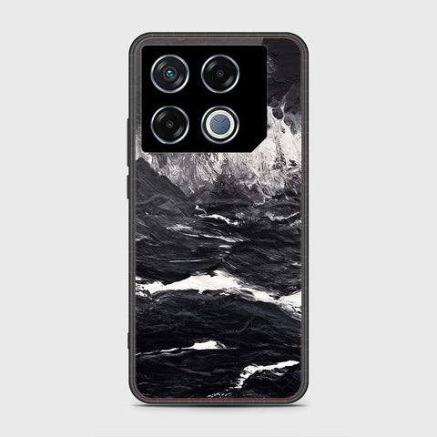 Infinix GT 20 Pro Cover- Black Marble Series - HQ Premium Shine Durable Shatterproof Case