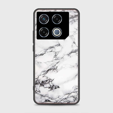 Infinix GT 20 Pro Cover- White Marble Series - HQ Premium Shine Durable Shatterproof Case