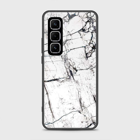 Infinix Hot 50 Pro Plus Cover- White Marble Series 2 - HQ Premium Shine Durable Shatterproof Case