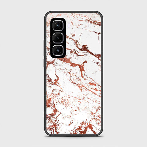 Infinix Hot 50 Pro Plus Cover- White Marble Series 2 - HQ Premium Shine Durable Shatterproof Case