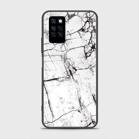 Infinix Note 10 Pro Cover - White Marble Series 2 - HQ Premium Shine Durable Shatterproof Case