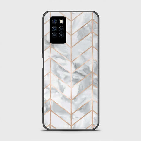 Infinix Note 10 Pro Cover - White Marble Series 2 - HQ Premium Shine Durable Shatterproof Case