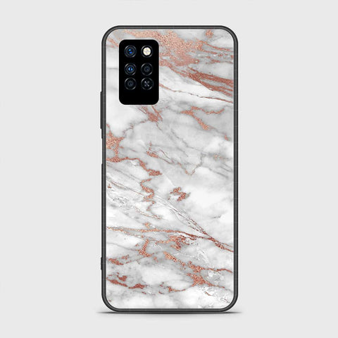 Infinix Note 10 Pro Cover - White Marble Series 2 - HQ Premium Shine Durable Shatterproof Case