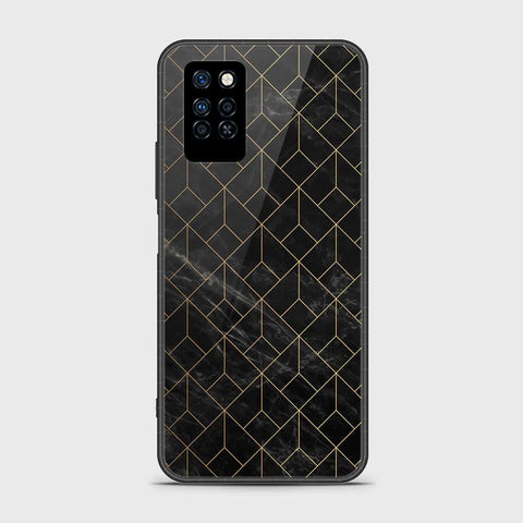 Infinix Note 10 Pro Cover - Black Marble Series - HQ Premium Shine Durable Shatterproof Case