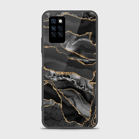 Infinix Note 10 Pro Cover - Black Marble Series - HQ Premium Shine Durable Shatterproof Case