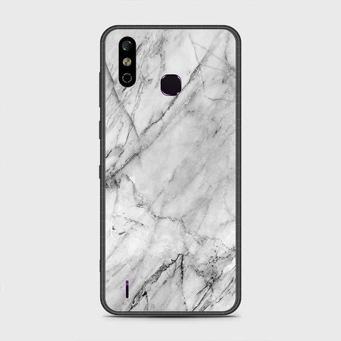 Infinix Smart 4 Cover - White Marble Series - HQ Premium Shine Durable Shatterproof Case